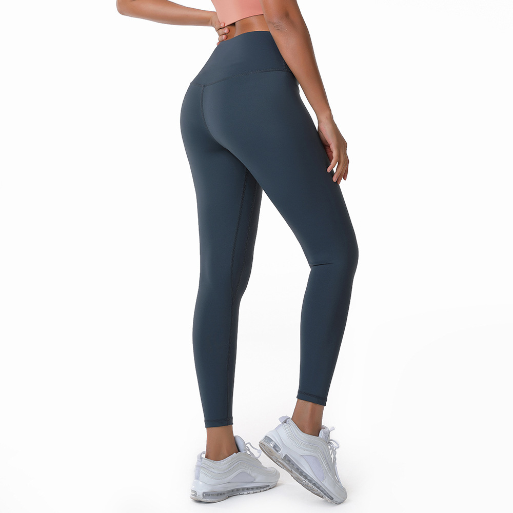 80% Nylon 20% Spandex Double Brushed Nake Feeling Technology Low Price Yoga Pants Women's Leggings