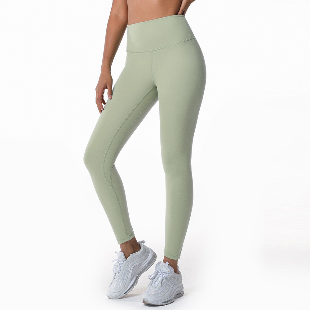 80% Nylon 20% Spandex Double Brushed Nake Feeling Technology Low Price Yoga Pants Women's Leggings