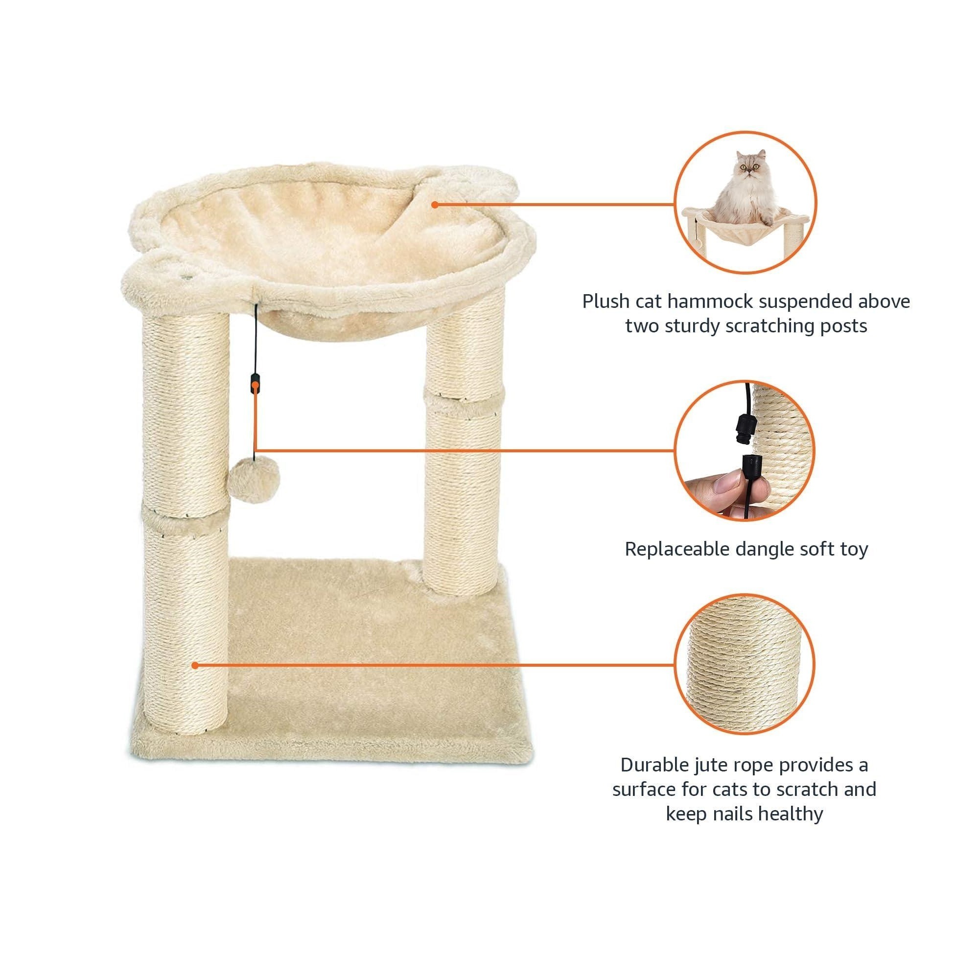 weaving pet house pet litter sisal pet jumping platform Indoor Cats Hammock and Scratching Posts Cat tree Tower