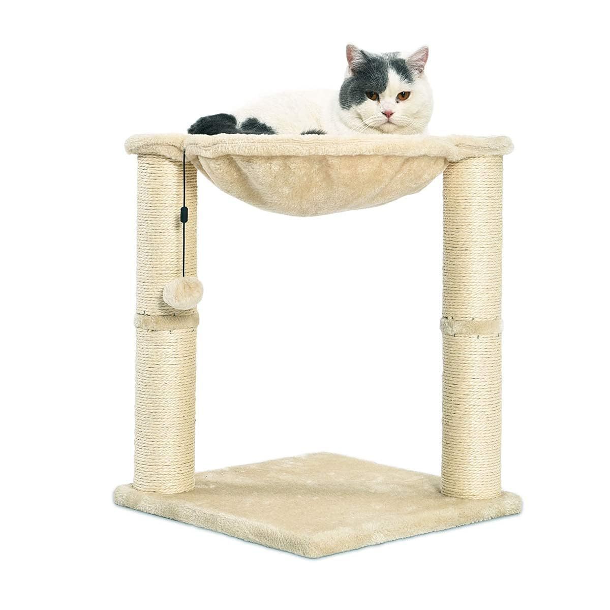 weaving pet house pet litter sisal pet jumping platform Indoor Cats Hammock and Scratching Posts Cat tree Tower