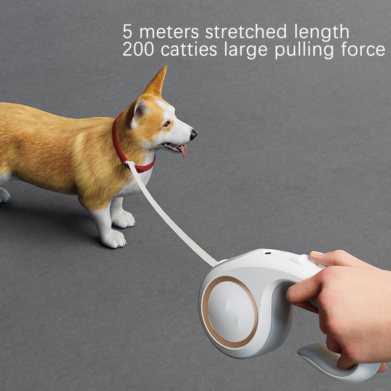 Wholesale Customize Logo Best Long Cable Heavy Strong Retractable Walking Dog Leash Lead Set Automatic Pet Retractable Dog Leash