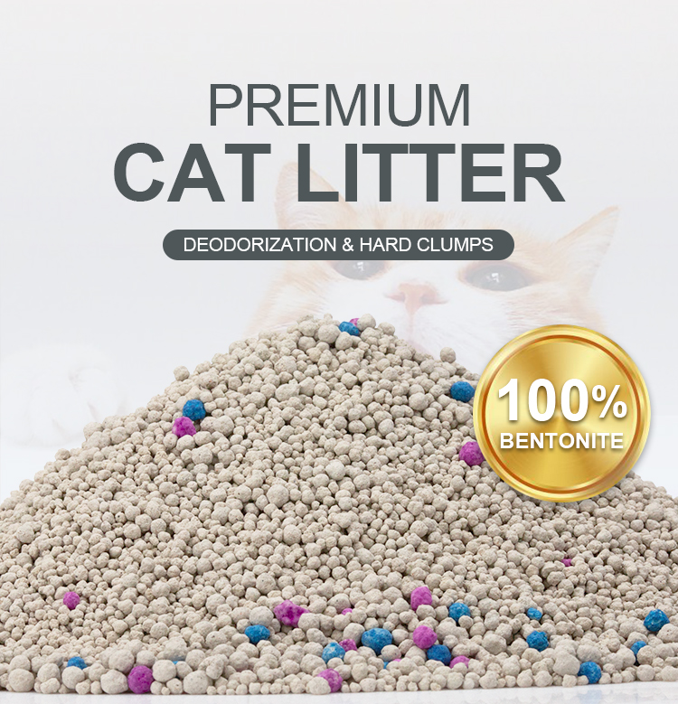 Supplier OEM Dust Free Strong Clumping Sodium Clay Cat Sand Easy Clean Premium Scent Bentonite cat litter sand bentonite