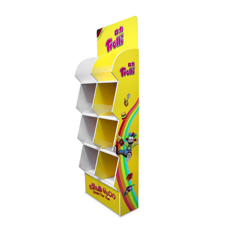 Customized PVC Hair Extension Display Stand Retail Display Racks for Shopping Mall Floor Trade Standing Display