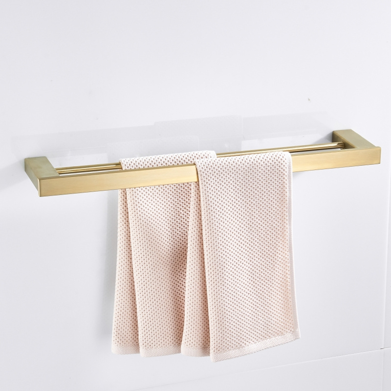 Ares Idealex On Stock Stainless Steel brushed gold toilet paper holder towel bar for hotel and bathroom