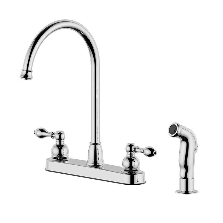 Ares Idealex New Design Antique 3 Holes Mixer Tap Brass Copper Bathroom Basin Sink Faucet with Two-Handle