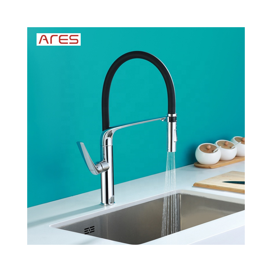 Ares Idealex Brass Universal Tap Swivel Extension Pull out Pull Down Modern Kitchen Faucet Tap