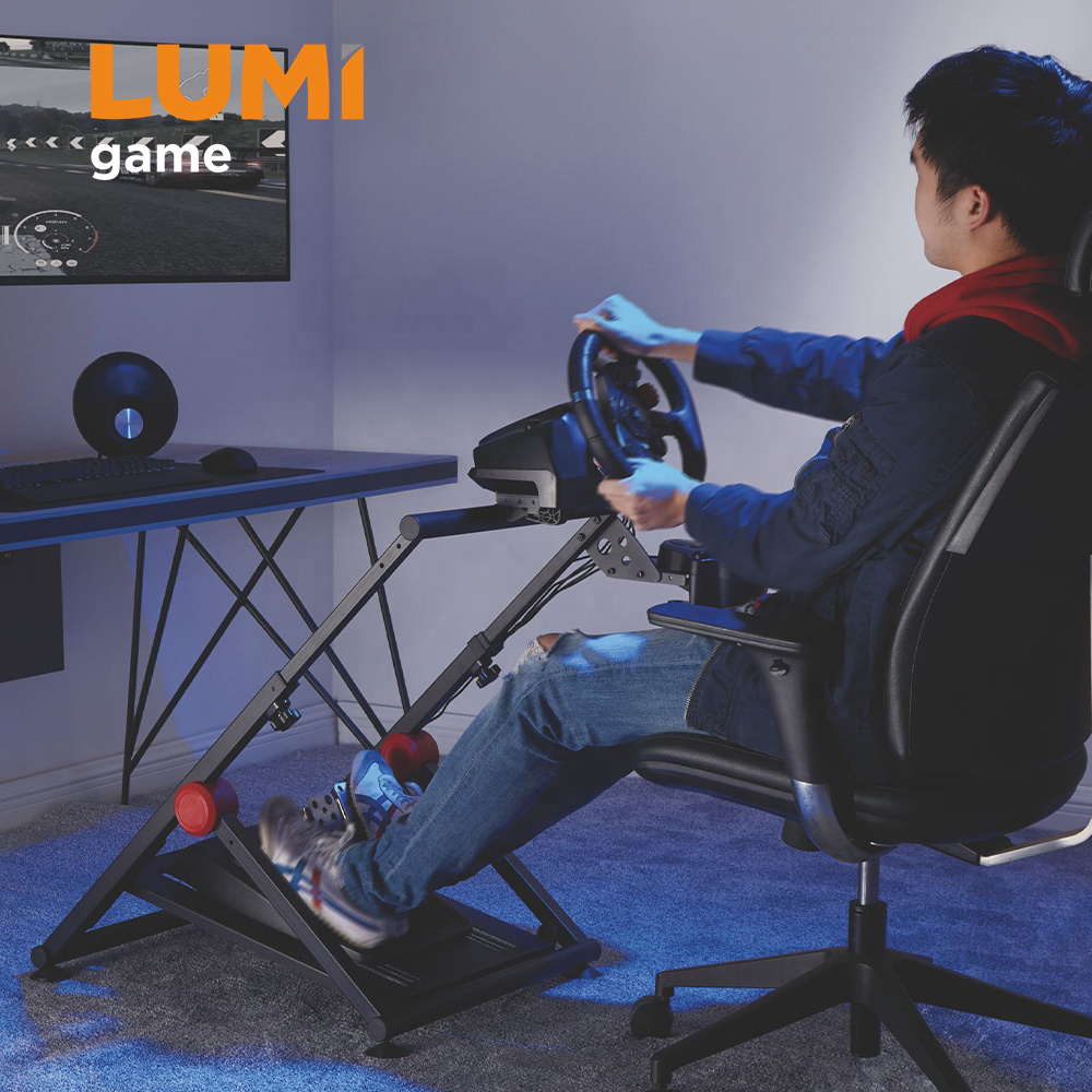 LRS04-BS-KP01 Gaming Racing Simulator Stand Game Sim Racing Wheel Stand Racing Simulator Steering Wheel Stand