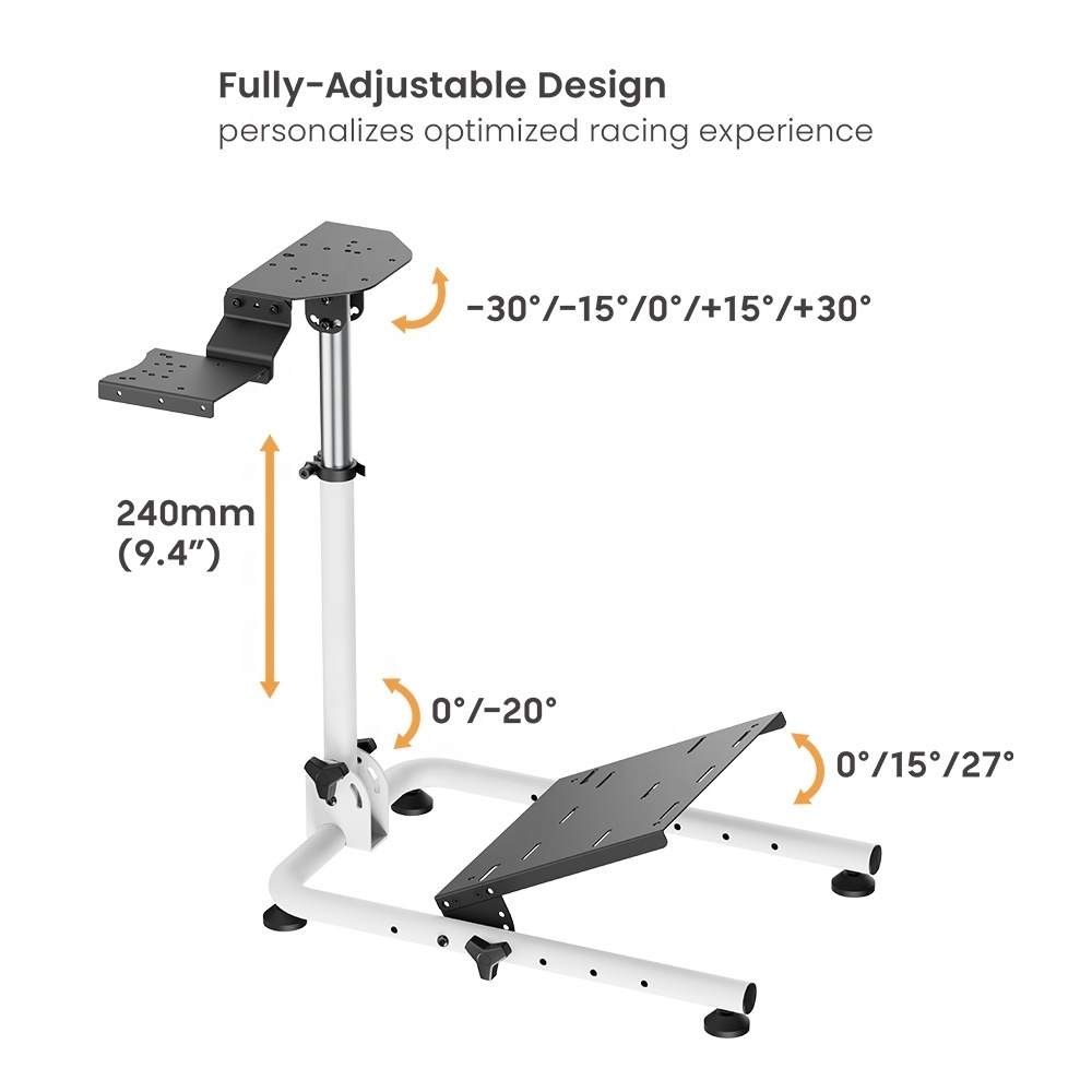 LRS11-BS02 Logitech G25 G27 G29 G920 Gaming Racing Simulator Stand Sim Racing Wheel Stand Racing Simulator Steering Wheel Stand