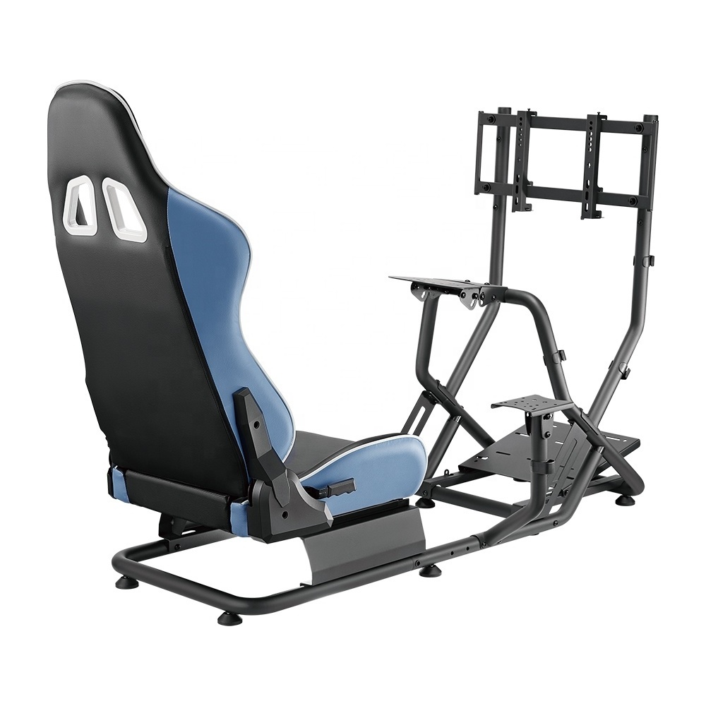 LRS09-BS03 PC PS4 PS5 Gaming Racing Sim Simulator Driving Cockpit Rig For Logitech G25 G27 G29 G920 Car F1 GTR Simracing Seat