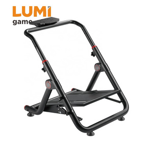 LRS06-BS01 Foldable Gaming Racing Steering Wheel Stand Steering Wheel Holder Racing Simulator Cockpit Frame