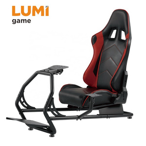 LRS03-BS-KP01 Classic Racing Seat Simulator Cockpit Seat With Rear Shifter Mount Manufacturer Racing Simulator Gaming Chair