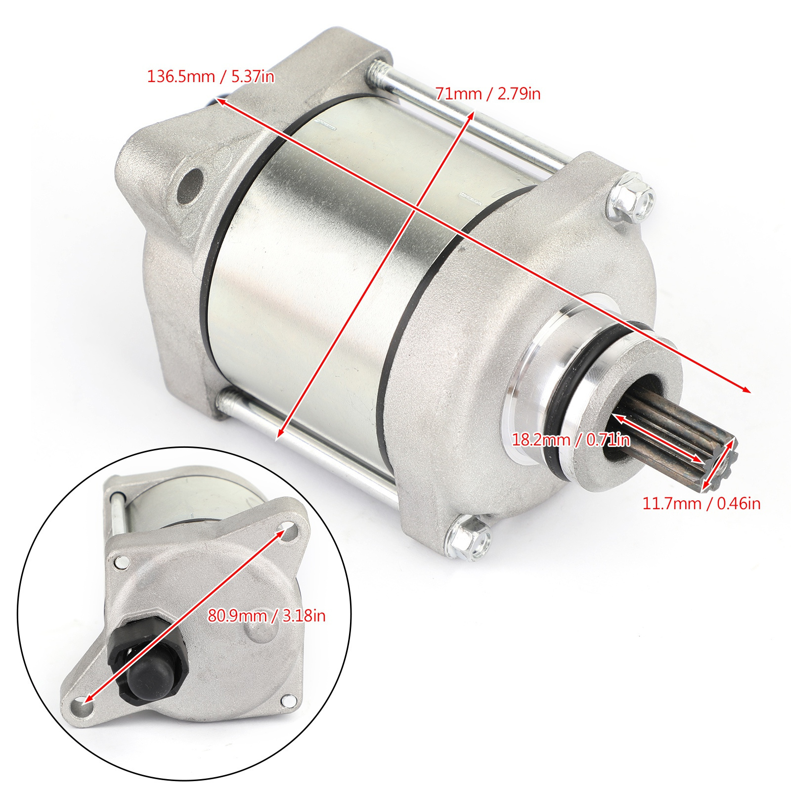 55440001000 Starter Motor Engine Starting 9-Spline For KTM 250 300 XC EXC XC-W TE TX 2017 2018 2019 2020 Manufacture ATV Starter