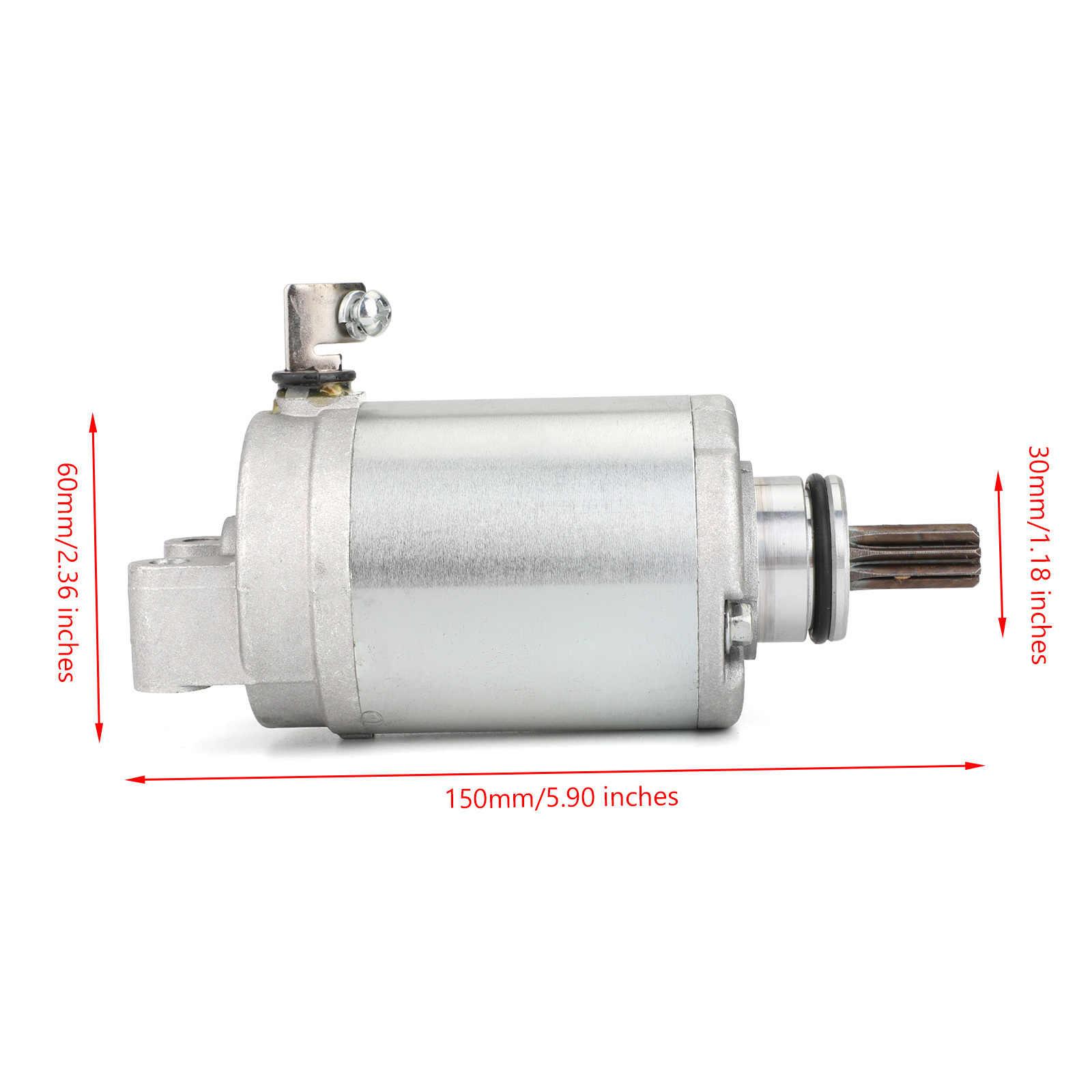 21163-0041 21163-0734 Starter Motor Engine Starting 9-Spline For Kawasaki Ninja ZX-6R ZX600 P/R/E ZX636 F/E 2007-2017