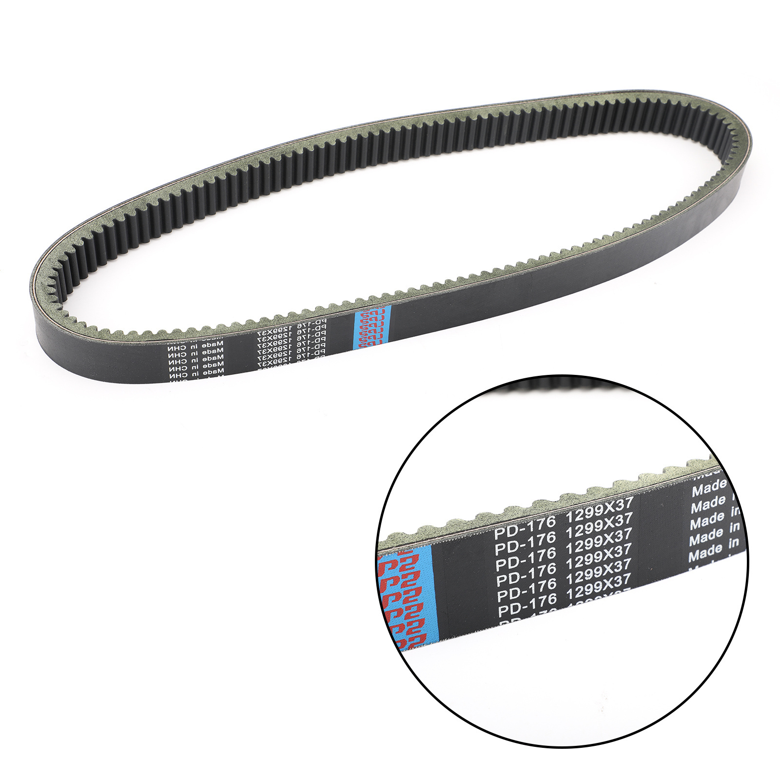 Drive Belt 1299x37 For Argo ATV Part 125-56 For Argo Conquest / Response / Bigfoot / Vanguard 6x6 8x8 570cc 480cc 2000-2007