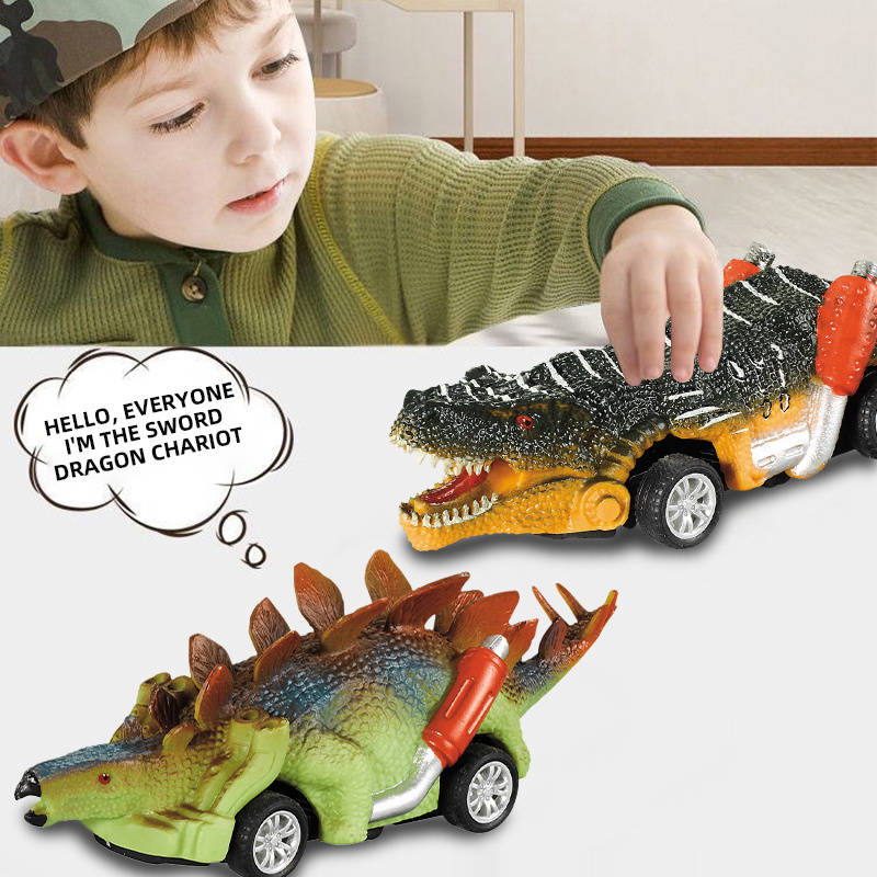 Dinosaur Car Toy Dino Cars Toys Vehicles Monster Truck Dinosaur Toys Play Set for 3 4 5 6 7 Year Old Boys