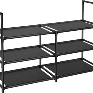 3 Tiers Shoe Rack 12-15 Pairs Sturdy Shoe Shelf