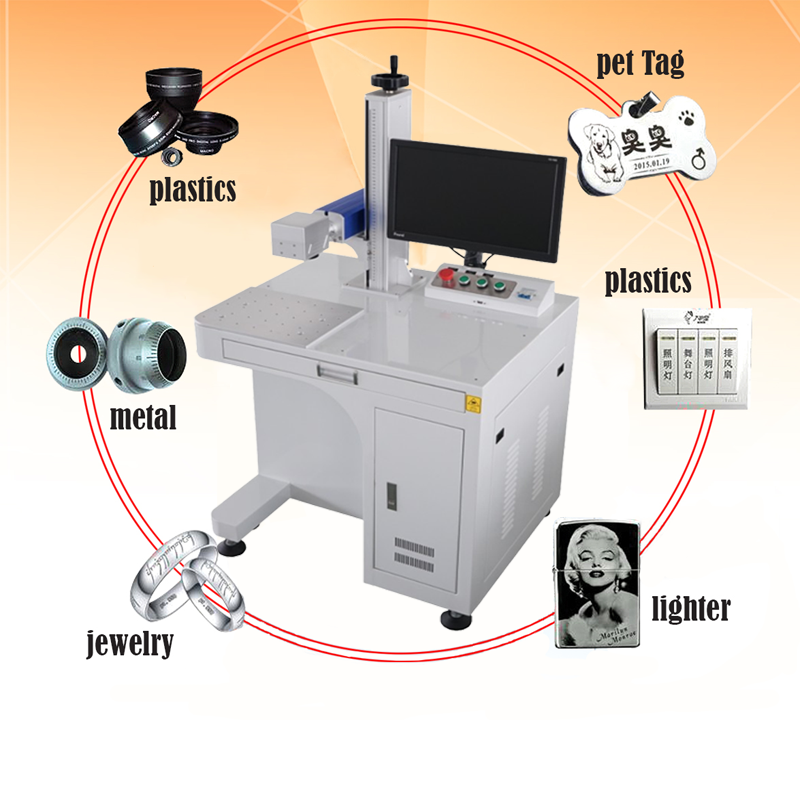 ARGUS Factory outlet cattle animal ear tag bird pigeon ring printing desktop fiber laser marking machine