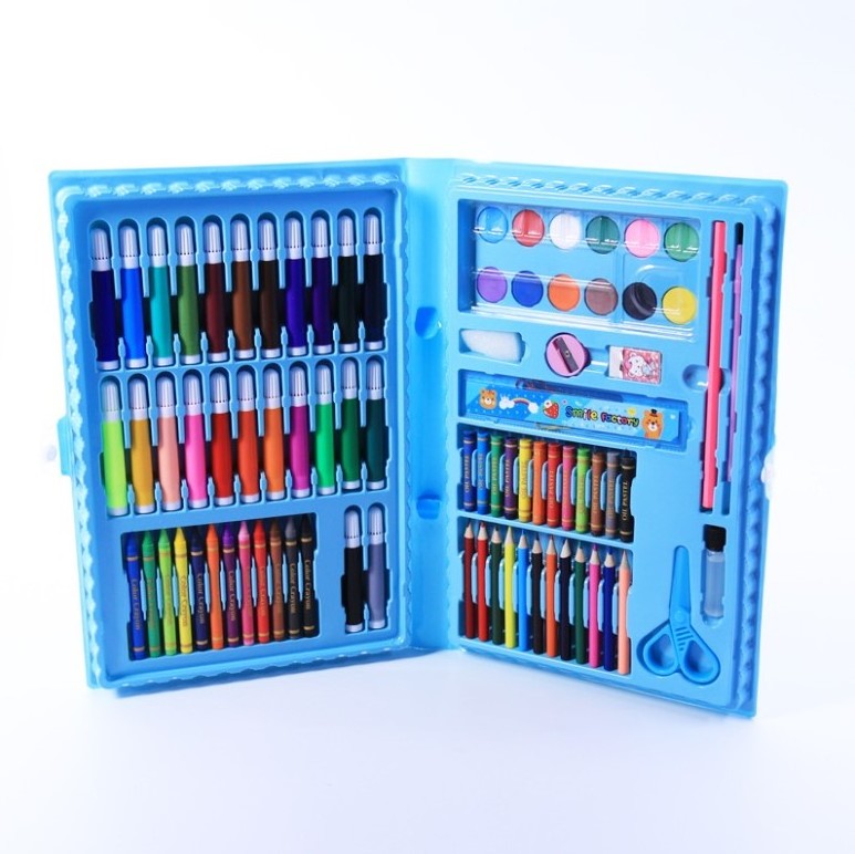 Children's Toys Art Supplies DIY 86 Pieces Professional Children Art Set Painting Coloring Kit