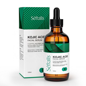 2024 Wholesale Brightens Anti Aging Hyaluronic Acid Premium Kojic Acid 120ml Facial Serum