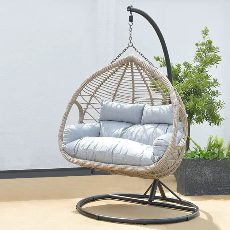 Morden Backyard Swing Hanging Chair Garden Single Seat Adults Swing Egg Chair For Sale