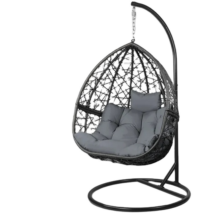 Cheap factory price outdoor courtyard egg swing chair outdoor for hotel and house using