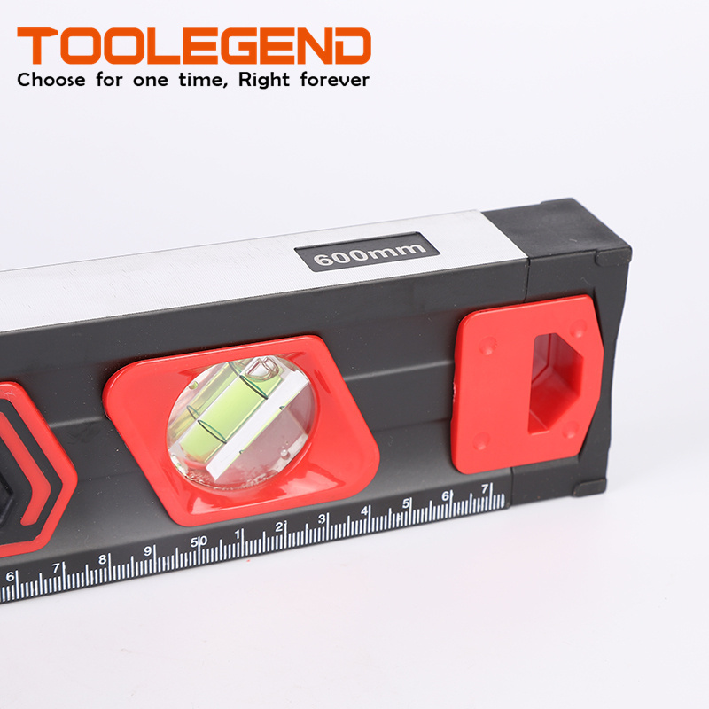 High Accuracy Measuring Instruments OEM 600-1000mm Professional Custom Straight Aluminum Spirit Level Ruler