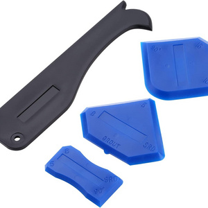 4 Pieces Silicone Caulking Remover Finishing Tools for Bathroom Kitchen and Frames Sealant Seals