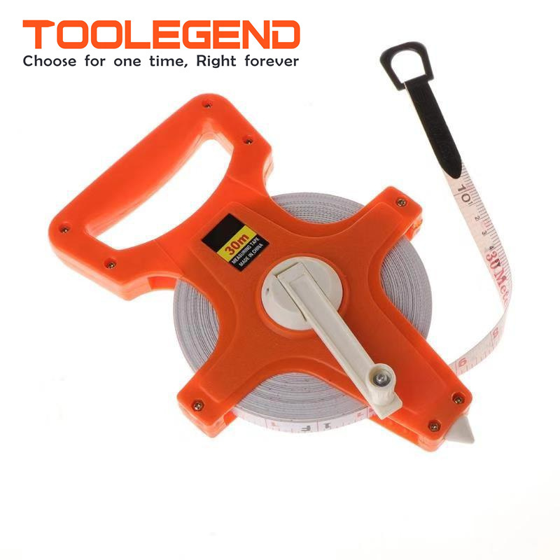 50/100 Meter Tape Measure ABS 30M 50M Long Open reel 50m surveyor tape measure