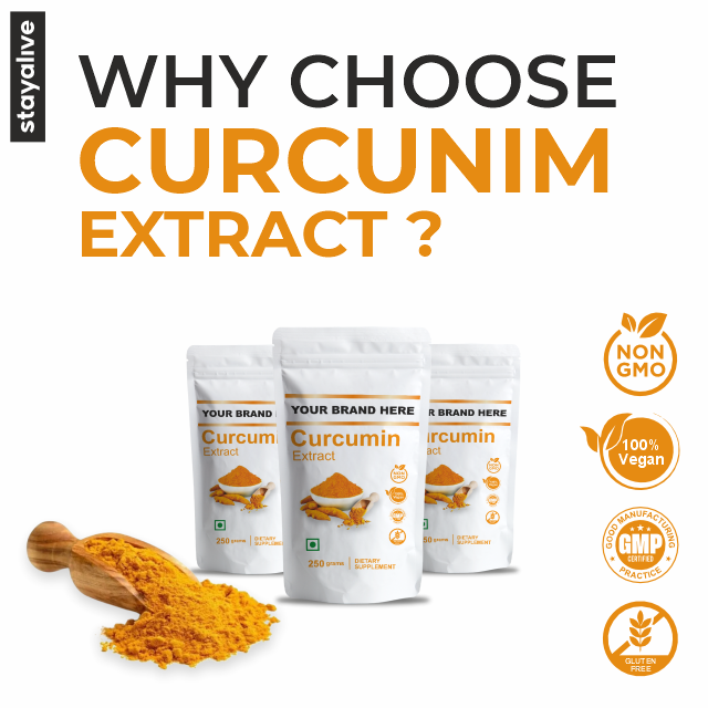 Curcumin Extract | 95% Curcuminoid | Natural Turmeric Extract | Superfood Pure Curcumin Powder | Non - GMO, Vegan