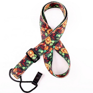 Durable Colorful Nylon Woven Bass Ukulele Strap Guitar Accessories for Stringed Instruments