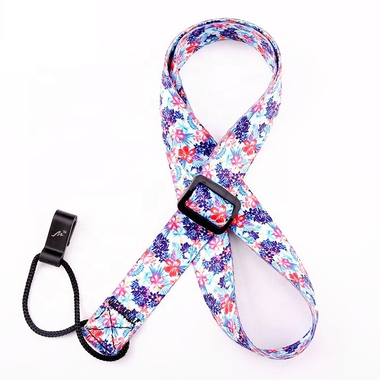 Durable Colorful Nylon Woven Bass Ukulele Strap Guitar Accessories for Stringed Instruments