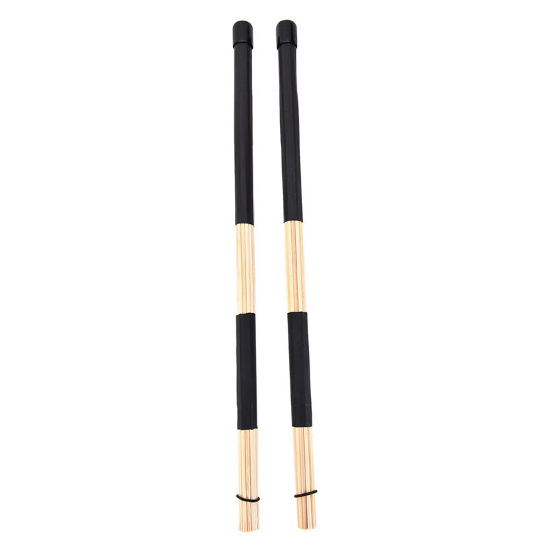 40cm Wooden Hot Rods Rute Jazz Drum Sticks Brushes Drumsticks Bamboo drum sticks rods rute jazz drum sticks