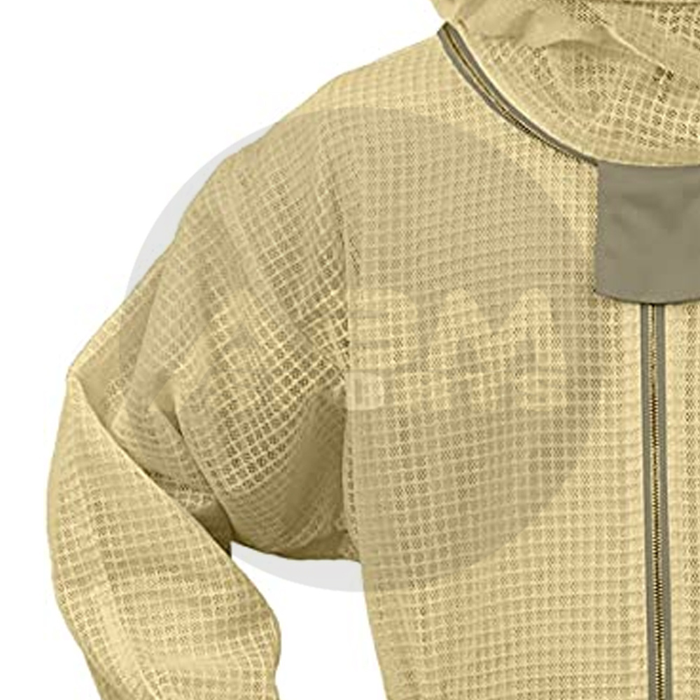 New Arrival Full Protection Professional Cotton Full Body Jacket with Multi Pocket & Removable Unisex Beekeeping Suit