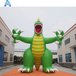 Factory customize OEM oxford cloth big large giant huge inflatable dinosaur for blow up 3D dinosaur animal model toy