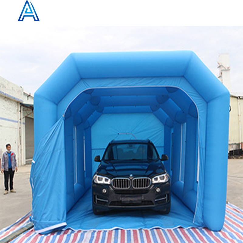 OEM customize huge large big inflatable carport car shed shelter for auto mobile tent foldable garage