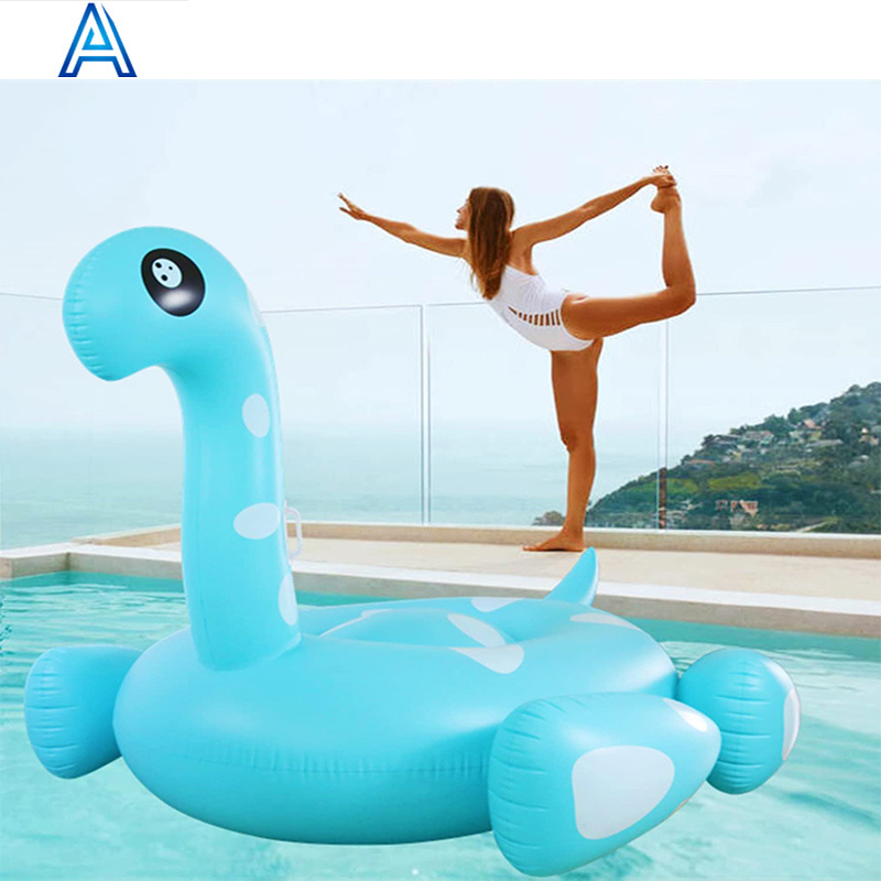 Eco-friendly vinyl PVC inflatable 3D dinosaur air mat pool float air mattress airbed water bed lounge lounger toy durable