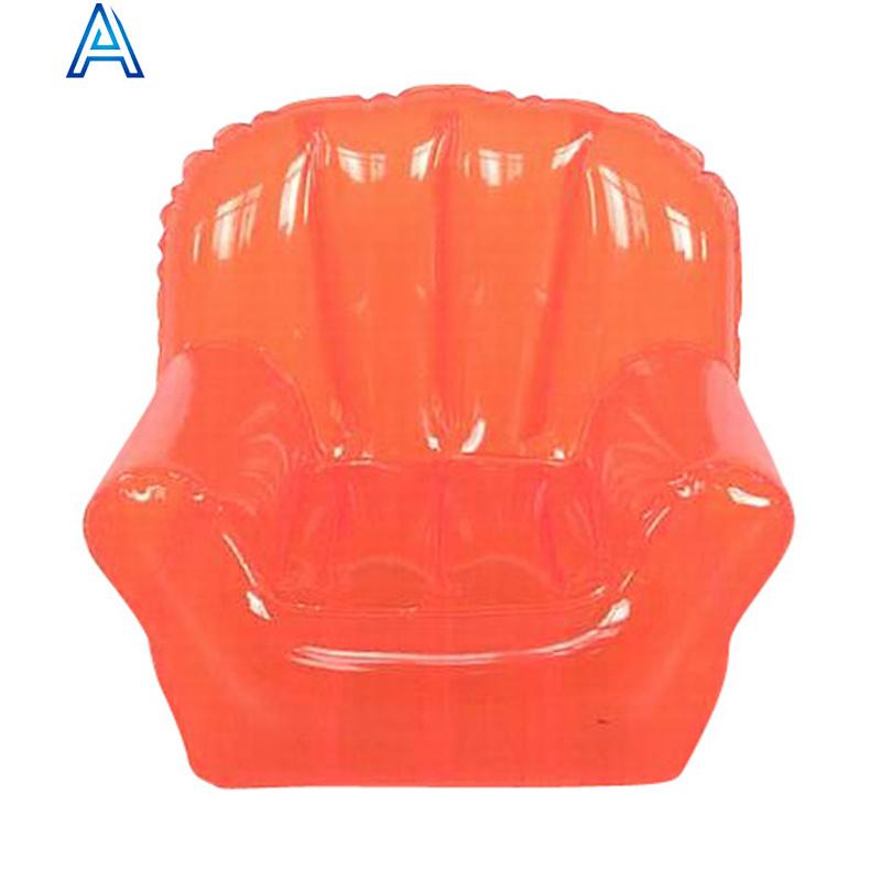 Factory wholesale indoor outdoor adult kids' PVC inflatable furniture portable seat air blow up sofa couch outdoor