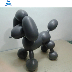 High quality durable PVC inflatable lifelike dog puppy pet animal for inflatable poodle wolf 3D figure model toy