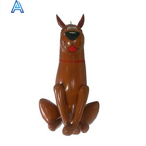 Factory manufacturer OEM customize PVC inflatable 3D animal dog puppy wolf model toy