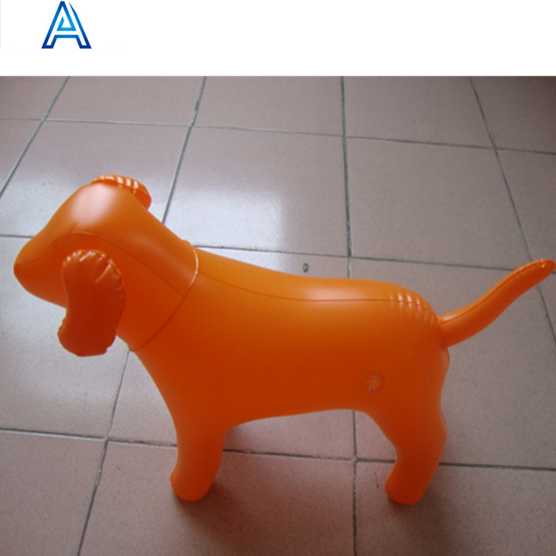 Factory manufacturer OEM customize PVC inflatable 3D animal dog puppy wolf model toy