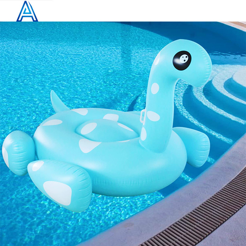 Eco-friendly vinyl PVC inflatable 3D dinosaur air mat pool float air mattress airbed water bed lounge lounger toy durable