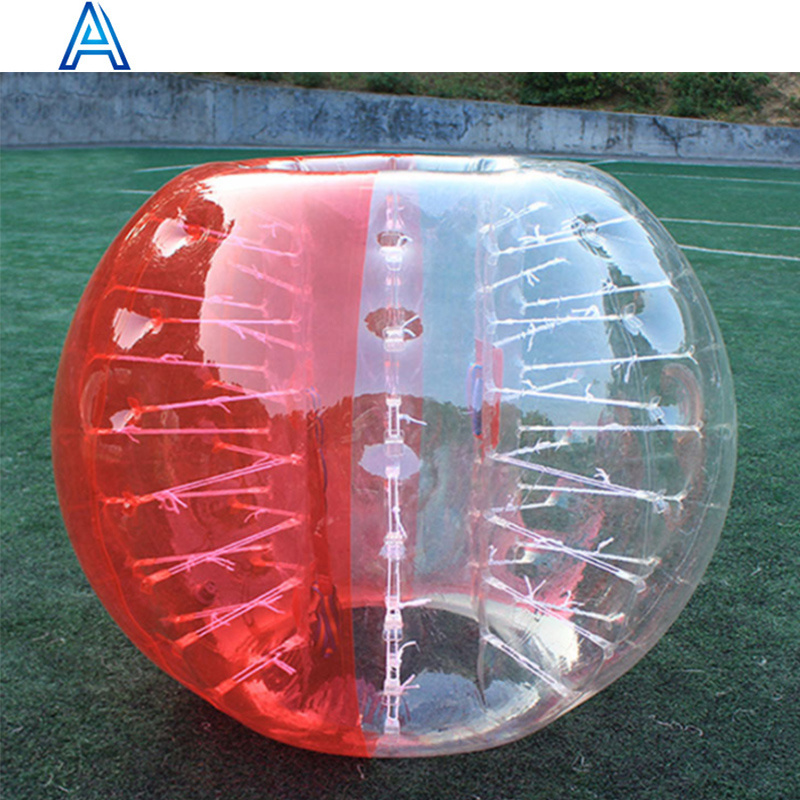 PVC inflatable body zorb bumper ball suit for inflatable bubble knocker ball grass rolling ball