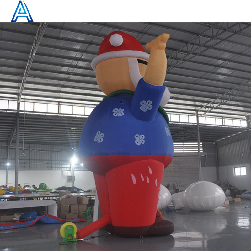 Custom size huge big large giant inflatable Christmas Santa Claus for air blown man woman boy girl model for Christmas