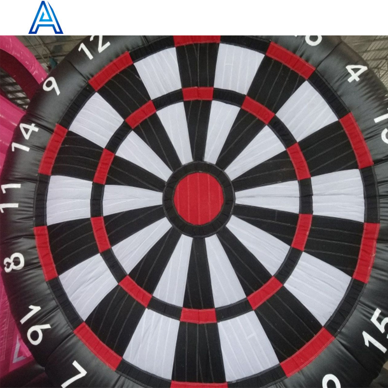 Giant inflatable football soccer dart board air blow up target for inflatable football toss game 3M