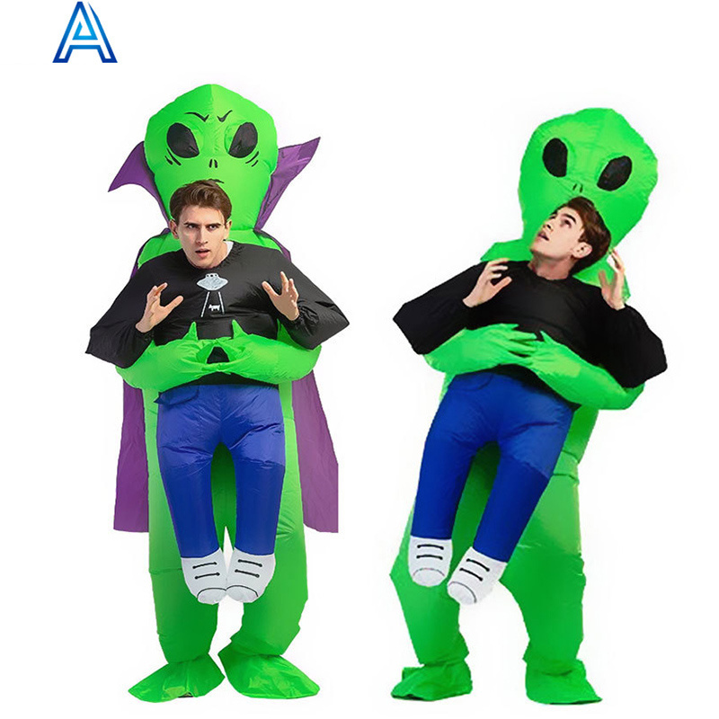 Halloween inflatable costumes adult kids alien cosplay role play inflatable costumes suit clothes garments