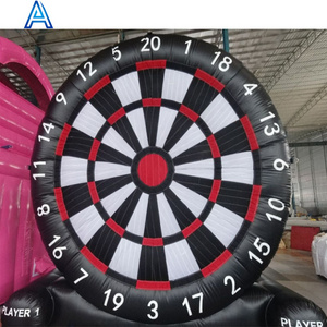 Giant inflatable football soccer dart board air blow up target for inflatable football toss game 3M