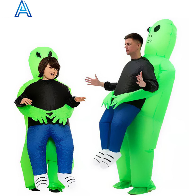 Halloween inflatable costumes adult kids alien cosplay role play inflatable costumes suit clothes garments