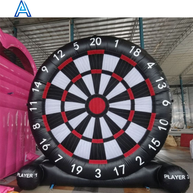 Giant inflatable football soccer dart board air blow up target for inflatable football toss game 3M