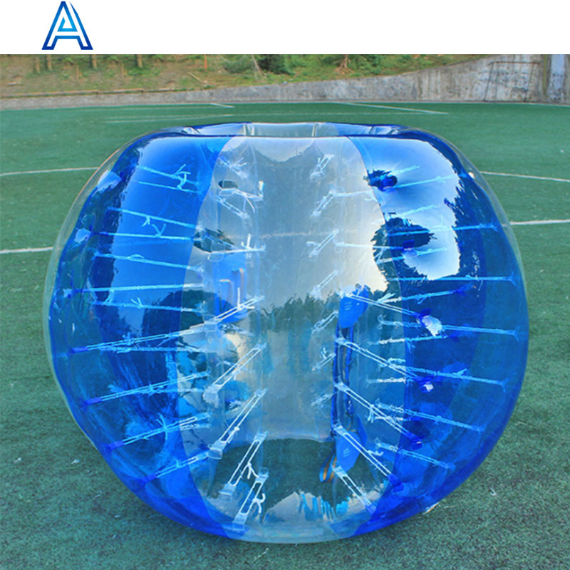 PVC inflatable body zorb bumper ball suit for inflatable bubble knocker ball grass rolling ball