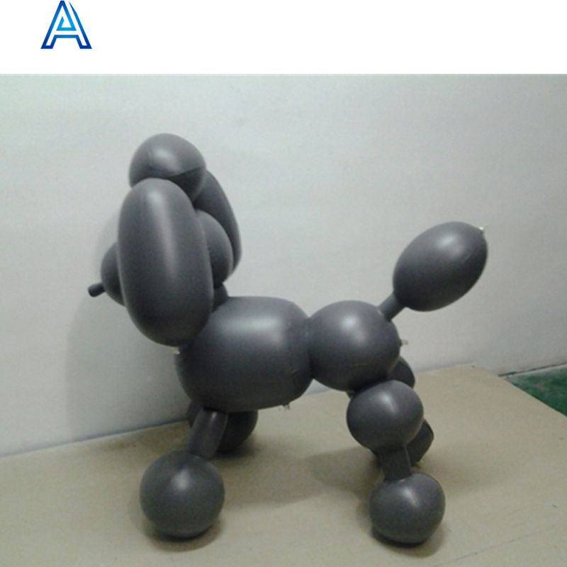 High quality durable PVC inflatable lifelike dog puppy pet animal for inflatable poodle wolf 3D figure model toy